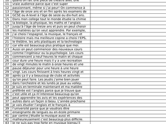 KO to translate- French school