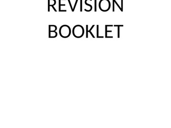 GCSE revision booklet