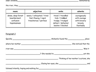 The Village That Vanished - retelling of the river crossing