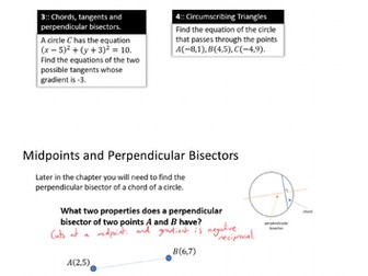 Edexcel AS level Maths Chapter 6 Circle