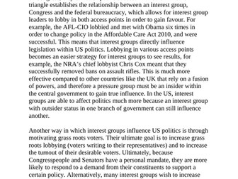 Politics A Level Essay Interest Groups