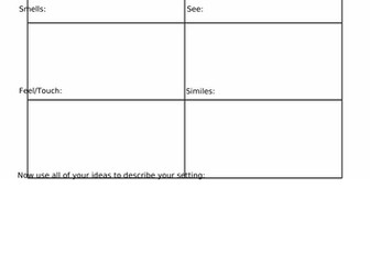 English setting planner