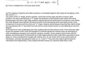 AS Further Maths 'unit test' pack part 1