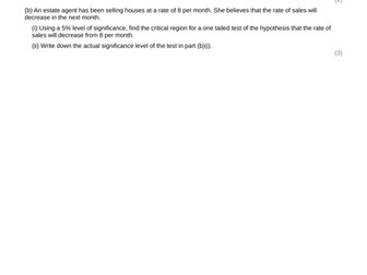 AS Further Maths 'unit test' pack part 2