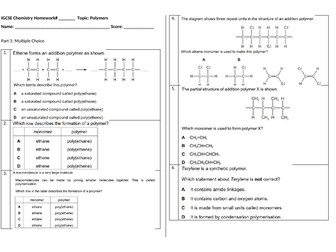 IGCSE Chemistry Revision Questions