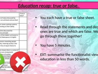 GCSE sociology [WJEC]- class and differentiation.