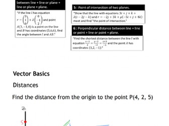 Edexcel AS level Further Maths Chapter 9 Vectors
