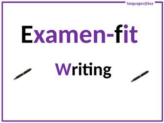 Support for French foundation GCSE students -writing exam