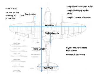 Maths Interpreting Scale Drawings (Answers Given)