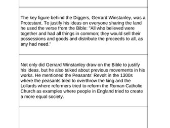 What kind-of England did radical groups want?