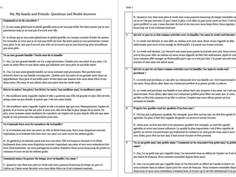 Unit 1- Possible Questions and model Answers- GCSE French