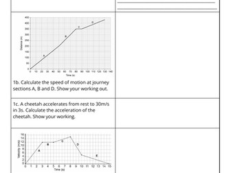 Physics Paper 1 Revision Summary Booklet - Combined Science