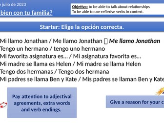 Family and relationships- read description for content, please