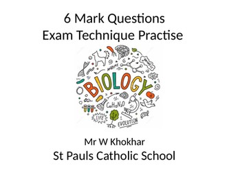 OCR/AQA GCSE Biology Exam Practice - 6 Mark Questions Analysis