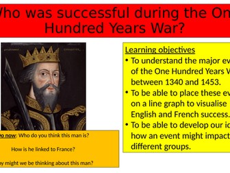 What was the impact of the One Hundred Years War?