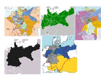 German unif: maps to tell the story