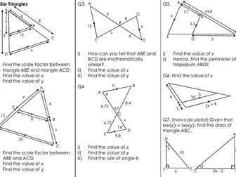 Similar triangles