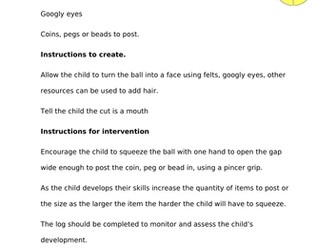 fine motor activities