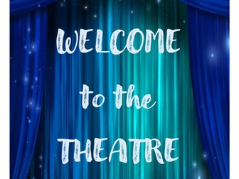 Lesson sequence - Welcome to the Theatre - Honey Spot, Bennelong and more