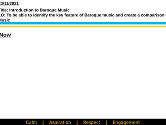 Introduction to Baroque