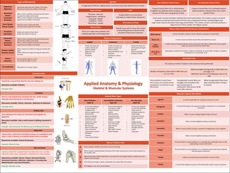 OCR A Level PE Knowledge Organiser Applied Anatomy