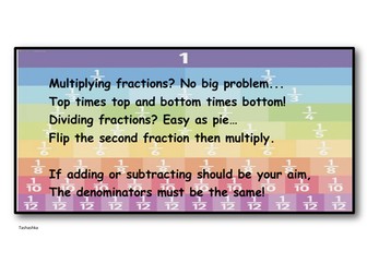 Fractions Rhyme