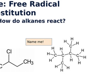 Free Radical Substitution (AS Chemistry)