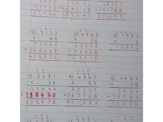 Y5 Maths - Multiplication and Division