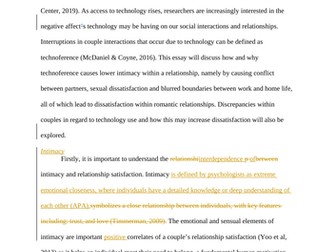 Affect of Technology on Relationships