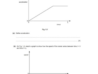 CIE IGCSE Physics worksheets/tests