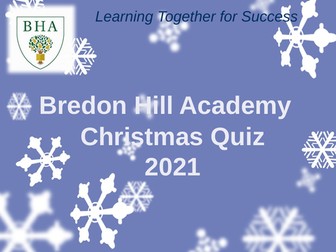 Christmas Quiz 2021