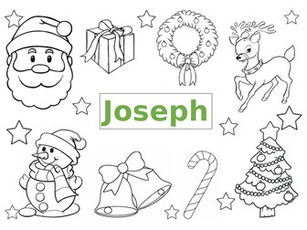 Personalised Christmas Placemat