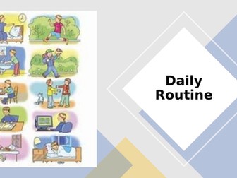 Daily Routine and Past Tense