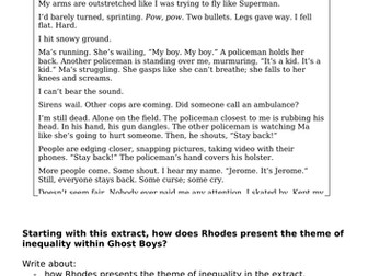 Ghost Boys Assessment Extract