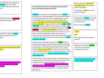 Varney the Vampire Guided Annotation Sheet