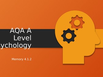 AQA A Level Psychology Memory - types of memory