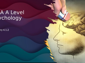 AQA A Level Psychology Memory - forgetting