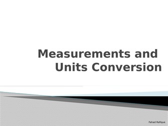 Unit Conversion