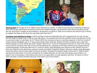 Pope Francis KS3 Catholic church