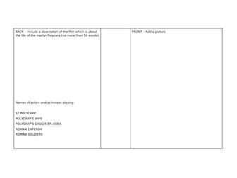 RE Religion early Christian martyr and Emperor Constantine conversion KS3