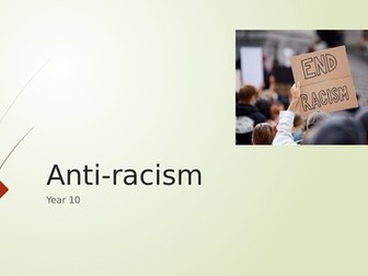 Anti-racism lesson year 10