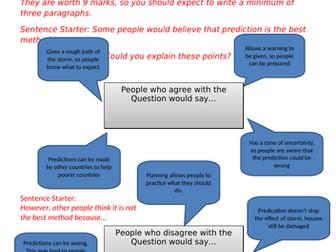 Reducing the effects of a tropical storm