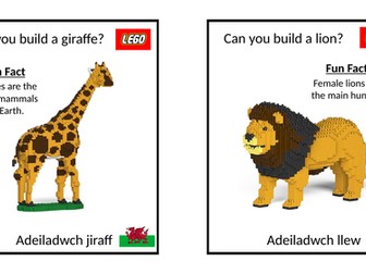Animal Lego Cards STEM