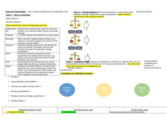 A Level OCR PE - exercise physiology