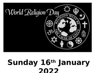 World religion day 2022