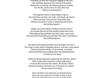 War Poetry (FULL UNIT)