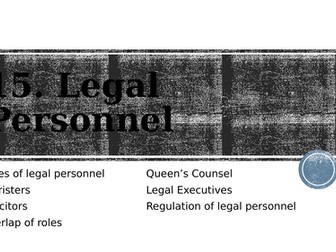 Legal Personnel