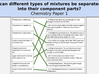 Separating Techniques: Review Lesson Edexcel CC1-2