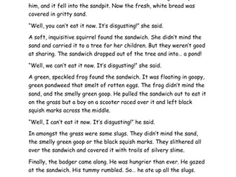 The Disgusting Sandwich T4W