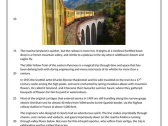 AQA English Language Paper 2 Question 4 Trains